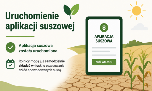 Zdjęcie do Uruchomiono aplikację suszową &ndash; rolnicy mogą składać wnioski