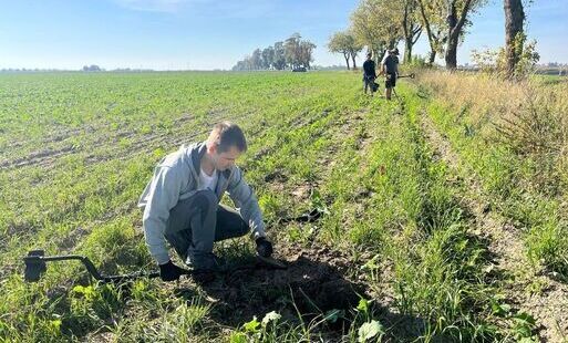 Zdjęcie do Archeolodzy na trasie przyszłej ścieżki do Osowej Sieni